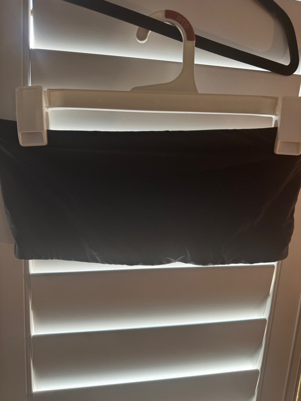 SKIMS Black Strapless Bandeau Top